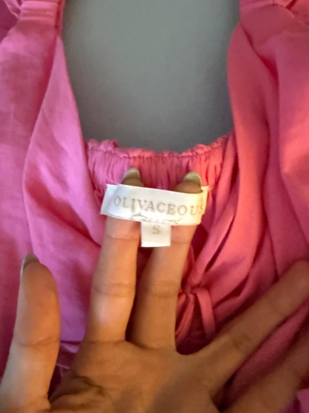 Pink Ruffle Tiered Maxi Dress - Picture 2 of 3